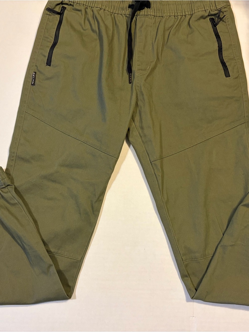 Brooklyn Cloth Olive Green Drawstring Joggers